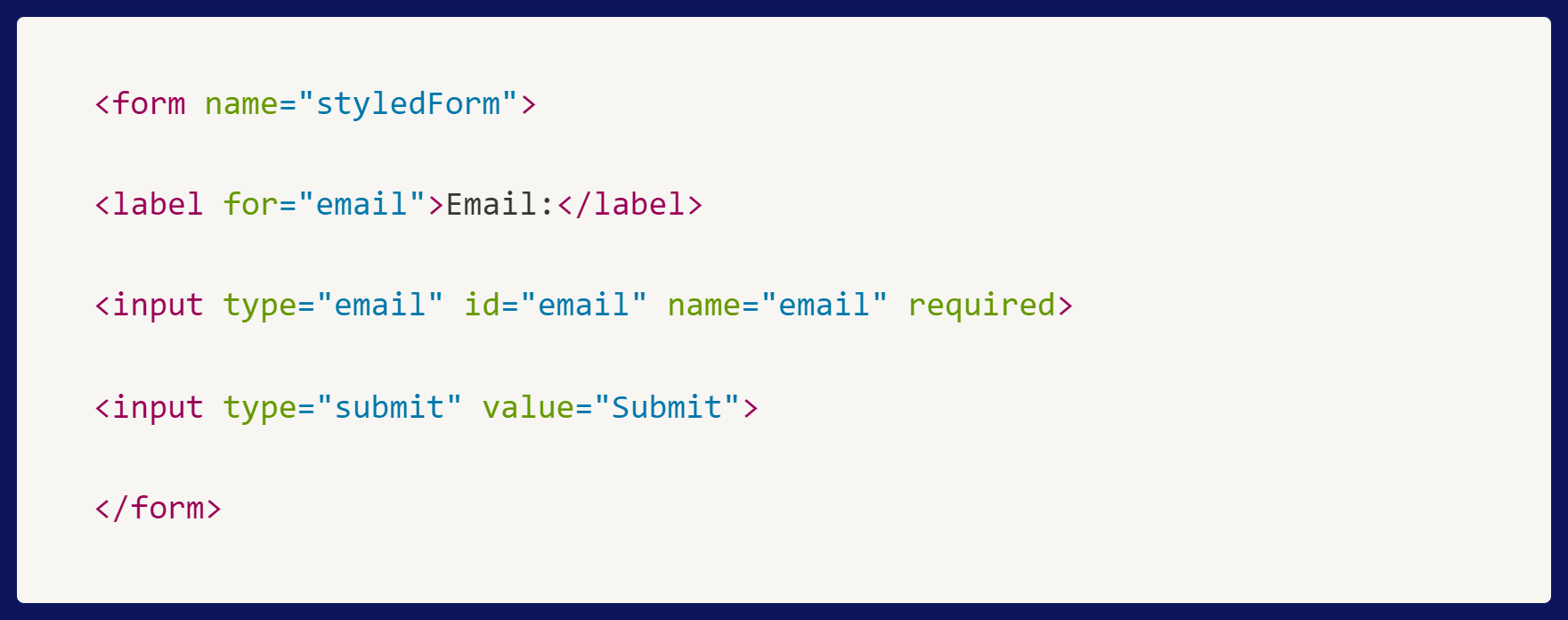 e-posta doğrulama için html ve css