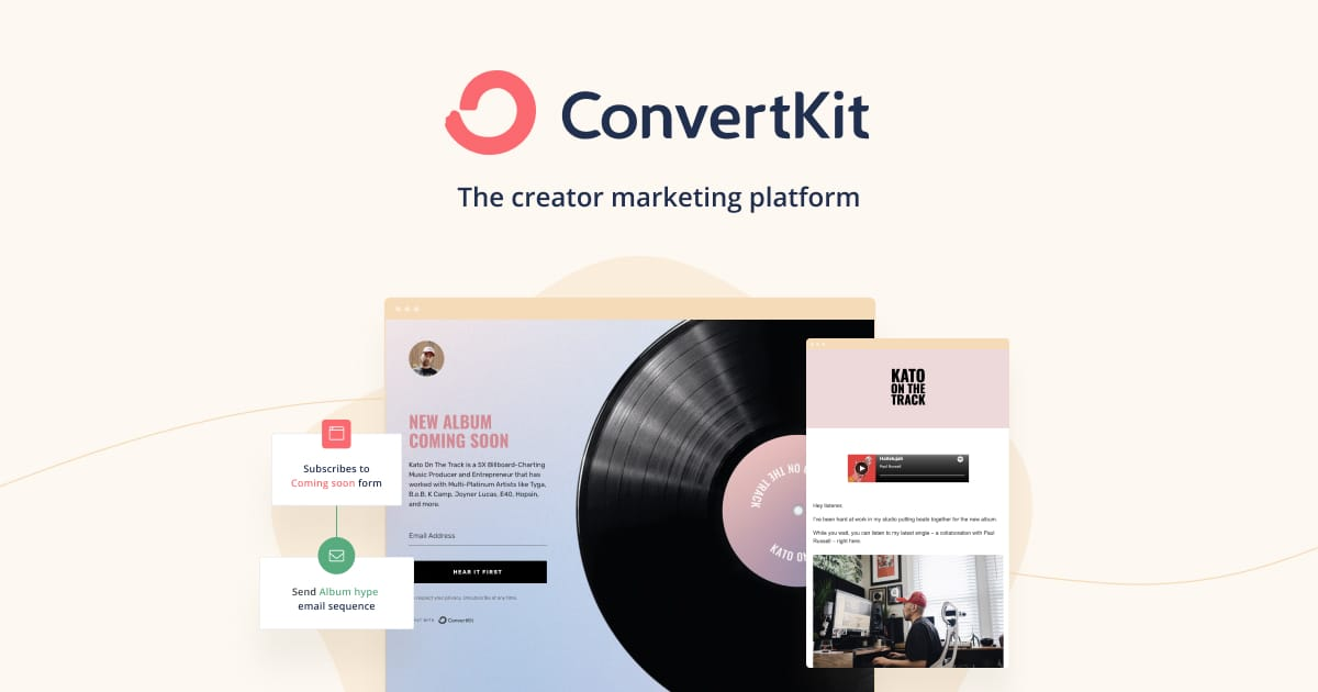 ConvenrtKit jako jedna z alternatyw dla Mailchimp