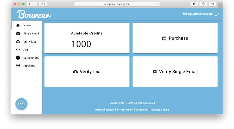 Bouncer - інструмент для перевірки email-адрес