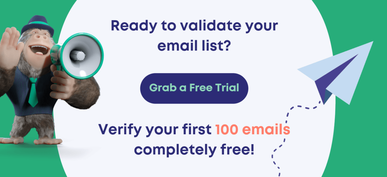 Bouncer free validation CTA.
